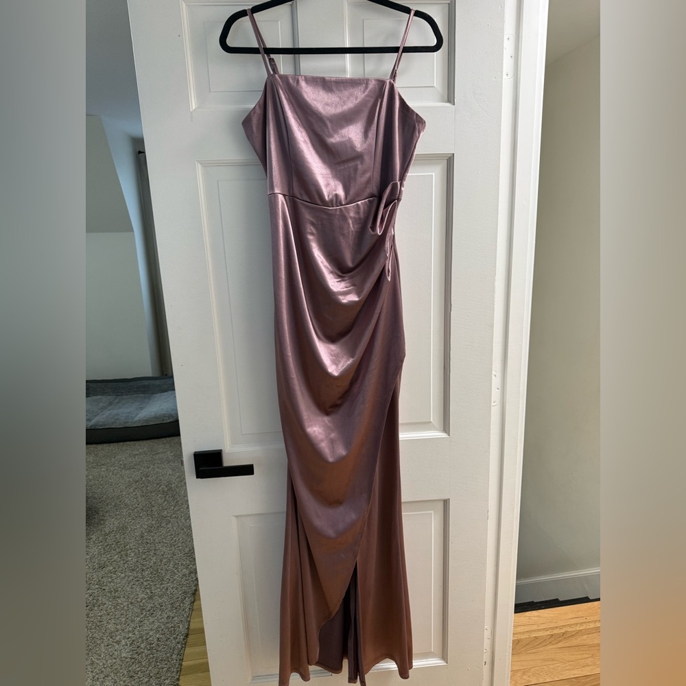 Satin Evening Dress